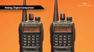 Vertex Standard eVerge Analog Digital Comparison