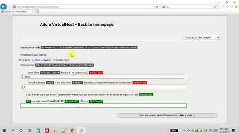 Add VirtualHost in Wamp