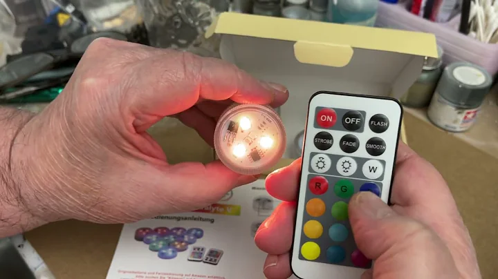 Submersible LED lights with remote