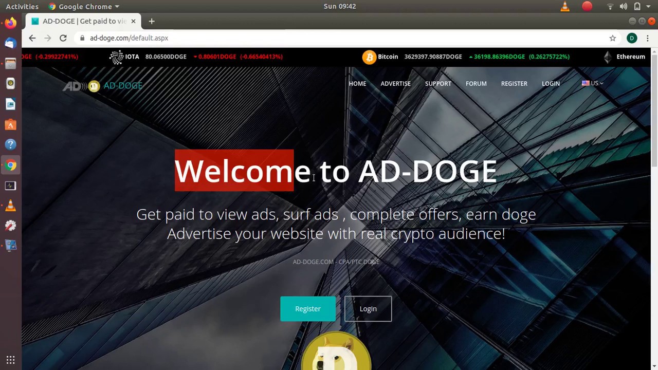 earn doge Get paid to view ads, surf ads , complete offers more - YouTube