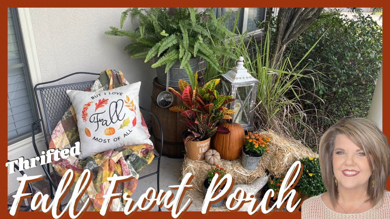THRIFTED FALL FRONT PORCH 2022 / COLLABORATION / FALL PORCH 