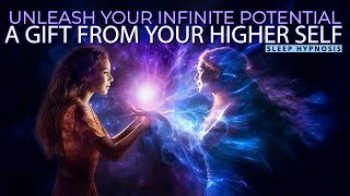 Sleep Hypnosis: Access Your Higher Self &amp; Level Up Your Mindset - Unleash Your Potential