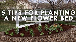 5 Tips for Planting a New Flower Bed \/\/ Garden Answer