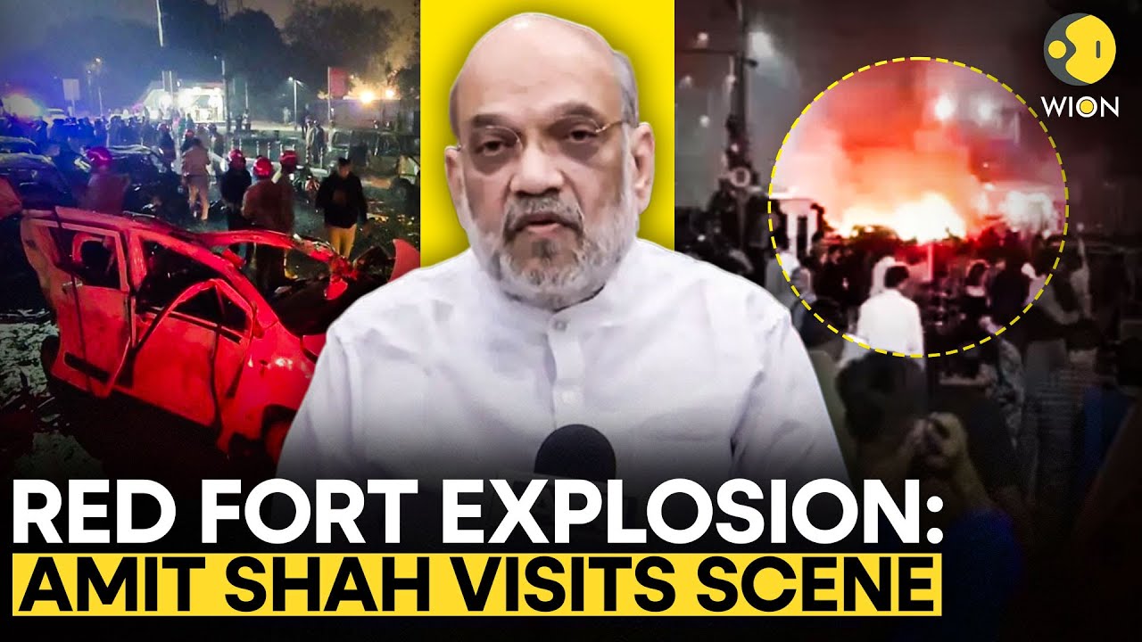 Delhi Red Fort Blast: Home Minister Amit Shah Details Deadly Car Explosion, Visits Hospital | WION