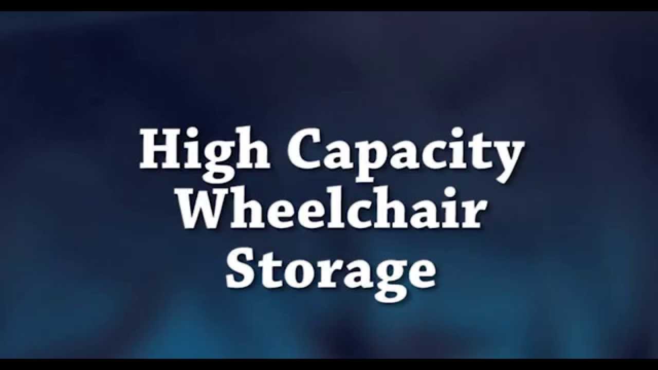 Wheelchair Storage Racks Storing Hospital Wheel Chairs Space Saving Platforms YouTube