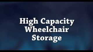 Wheelchair Storage Racks Storing Hospital Wheel Chairs Space Saving Platforms