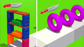 Slice It All Gameplay! Very Satisfying and Relaxing ASMR Slicing Video