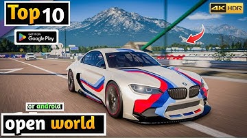 Top 10 OPEN WORLD GAMES for android 2025