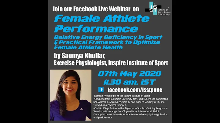 ISST Webinar on  Female Athlete Health & Performan...