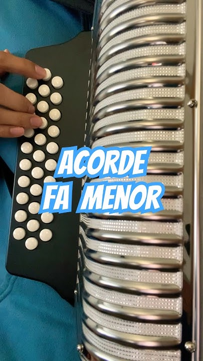 Acordeón Tutorial - Fa menor en Acordeón de Sol #acordeón #accordion #
