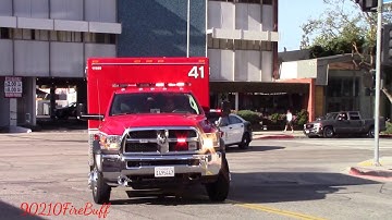 LAFD NEW Rescue 41 & LAPD Ford Taurus & Explorer Code 3