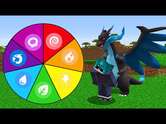 ROLETA DECIDE OS TIPOS DE POKÉMON NO MINECRAFT PIXELMON 