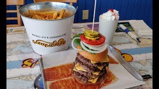 Courtney's Restaurant's Burger, Fries, and Milkshake Challenge