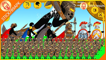 EPIC ROYAL ATREYOS, XIPHOS SALVAGE ARMY VS FINAL BOSS VOLTAIC | Stick War Legacy Mod | Stick789Apk