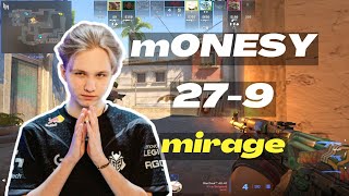 m0NESY (27-9) (mirage) FACEIT Ranked | March 20, 2024 | CS2 POV/gameplay |  #cs2 #demo