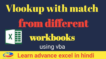 How to use vlookup with match to lookup data in different workbook using VBA