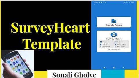 Templates in SurveyHeart | within seconds start your survey..
