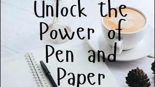 🖊️✨ Unlock the Power of Pen and Paper! ✨🖊️