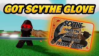 Got Scythe Glove in Slap Battles