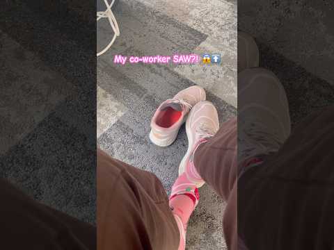 End of Workday Shoe Removal | Office ASMR 👟✨ #shorts #shoes #office #asmr #feet #socks #fyp #viral