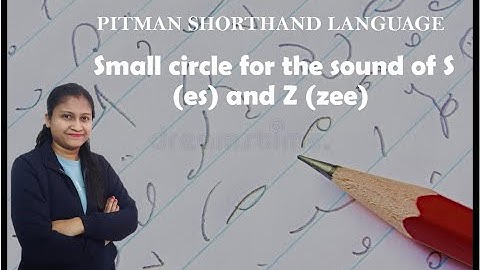 Small circle for the sound of S (es) and Z (zee)