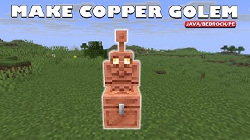 How to Make COPPER GOLEM in Minecraft (101% Works!)