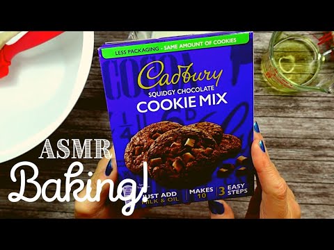 ASMR | Squidgy Choc Chip Cookies Baking & Tasting in a Whisper!