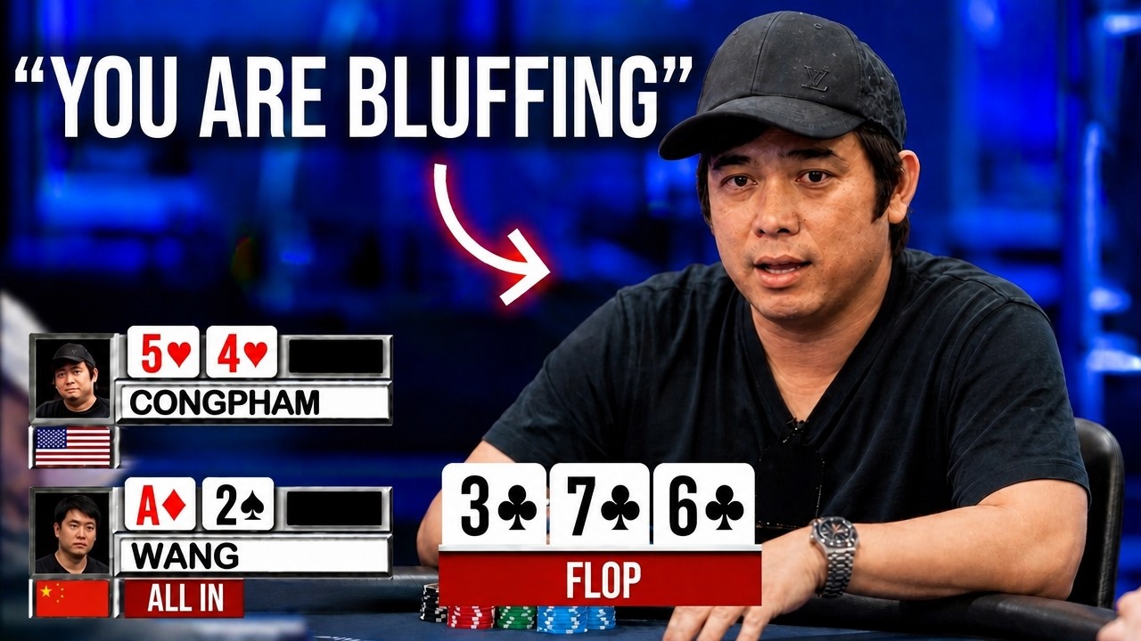 HUGE BLUFF IN A $15,900,000 FINAL TABLE! - YouTube