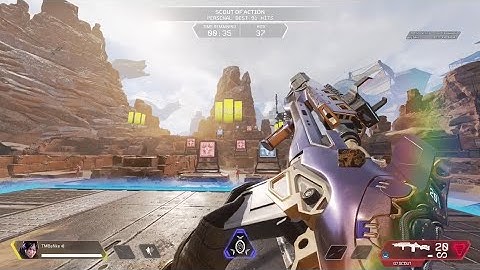 Scout of Action *NEW RECORD* 94 hits on controller 99% accuracy ! | Apex legends #1 HUN on CONSOLE !