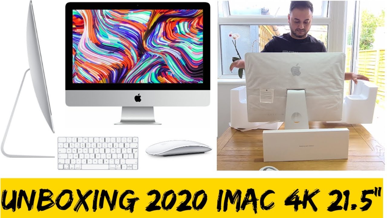 iMac 21.5 4k 2020 unboxing 👉 Apple iMac 21.5 Retina 4k Display