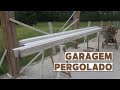 GARAGEM COM PERGOLADO - Pergolated Garage - Com Pinus Tratado