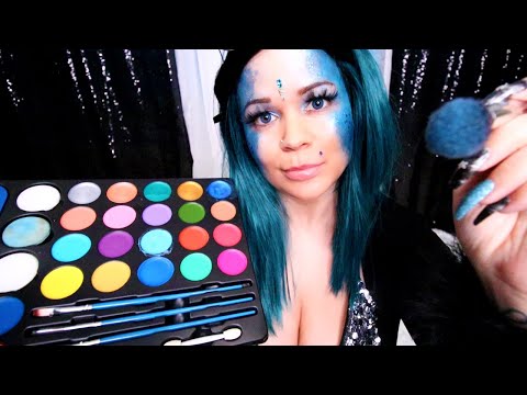 ASMR Francais 👽 Chuchotement Inaudible et RP Maquillage Alien 👽