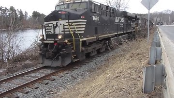 NS 7620 (ES40DC) at Tyngsboro Bridge - Pan Am LCT