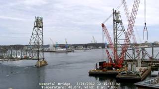 Memorial Bridge replacement  - Counterweight Removal