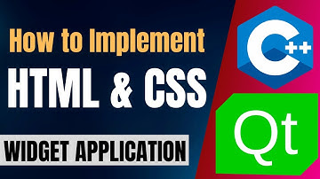 How To Implement HTML & CSS in QT | C++ Project | Urdu/Hindi