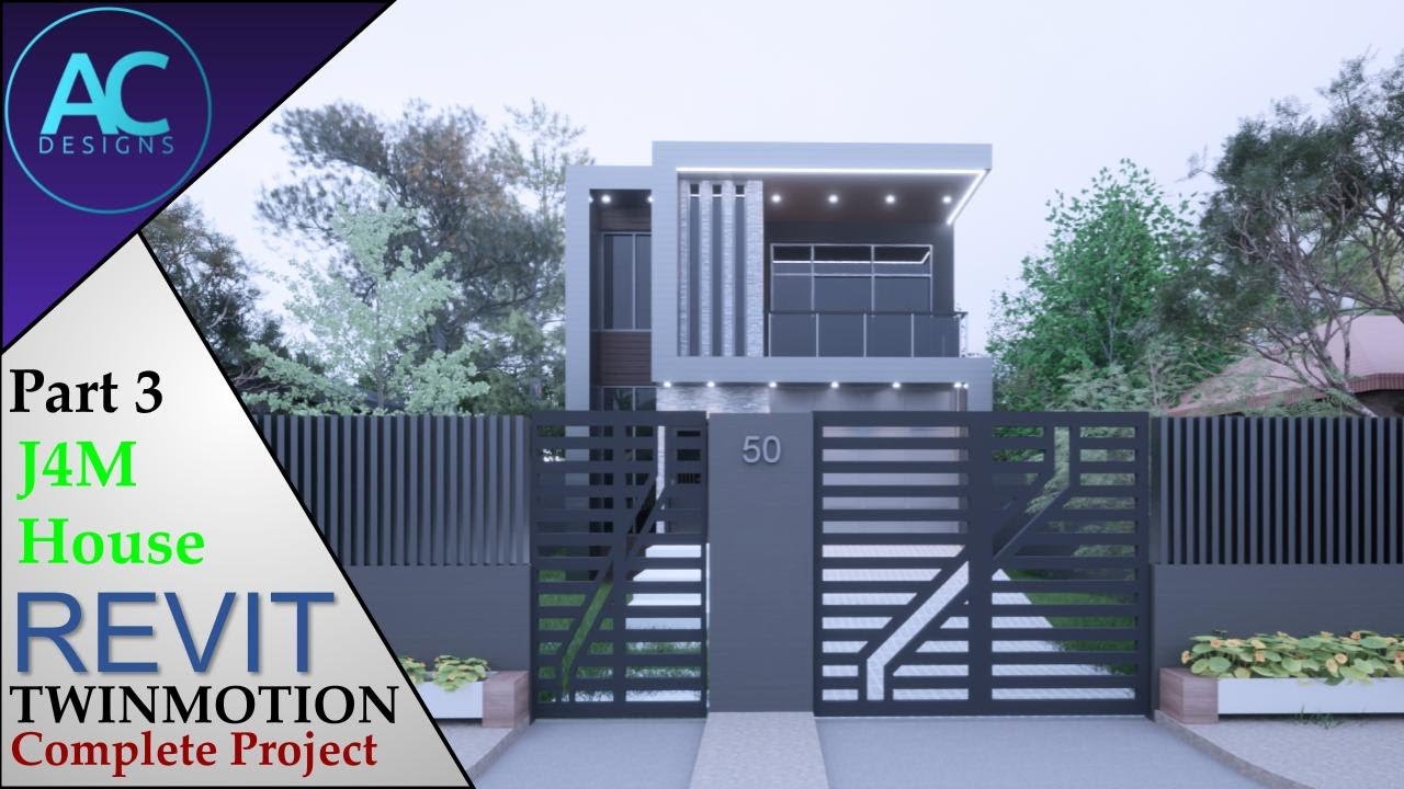 J4M House | Part 3 | Complete Step By Step Project | Revit and ...