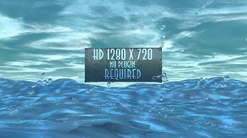 After Effect CS4 Template 3D Ocean
