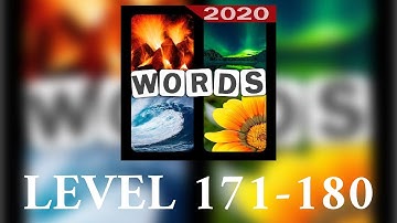 4 Pics 1 Word - 2020 New | Level 171 - 180 Walkthrough