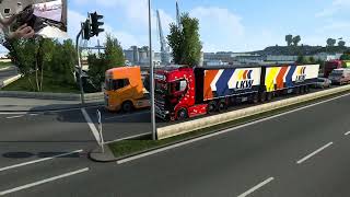 Scania Muat Garam & Rempah2 To Germany - Euro Truck Simulator 2 | steering wheel #ets2 #ets2mods