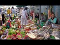 Compilation Cambodian Food Market in The Morning - Daily Lifestyle &amp; Activities of Vendors, Buyer