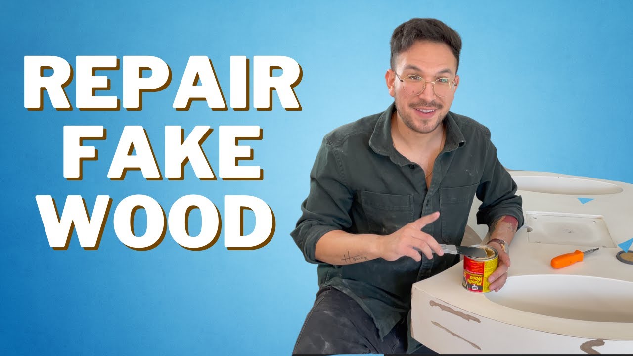 How to Repair Fake Wood Furniture What you need to know! YouTube