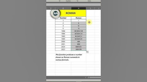 "🔥Excel Pro Tip: Convert Numbers to Roman Numerals in Seconds!⏱️ #Shorts" #viral #viralvideo #excel