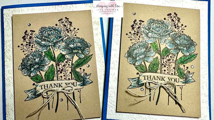 Bouquet of Thanks with Watercolor Pencils!
