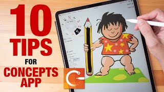 10 tips and shortcuts for Concepts (iPad) App for beginners screenshot 3