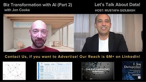 Episode#44 (Part 2) – Biz Transformation by AI Data Products with Jon Cooke @letstalkaboutdata