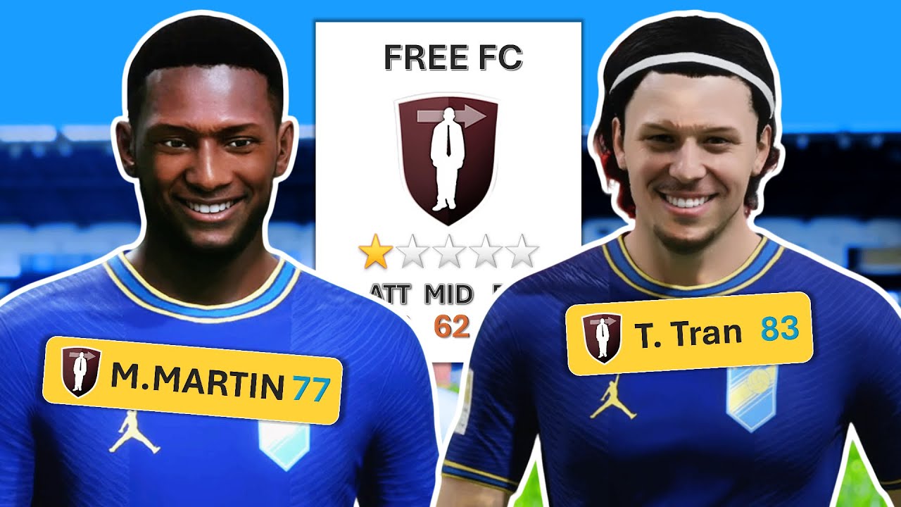 I Created FREE Agents FC to Dominate UCL. - YouTube