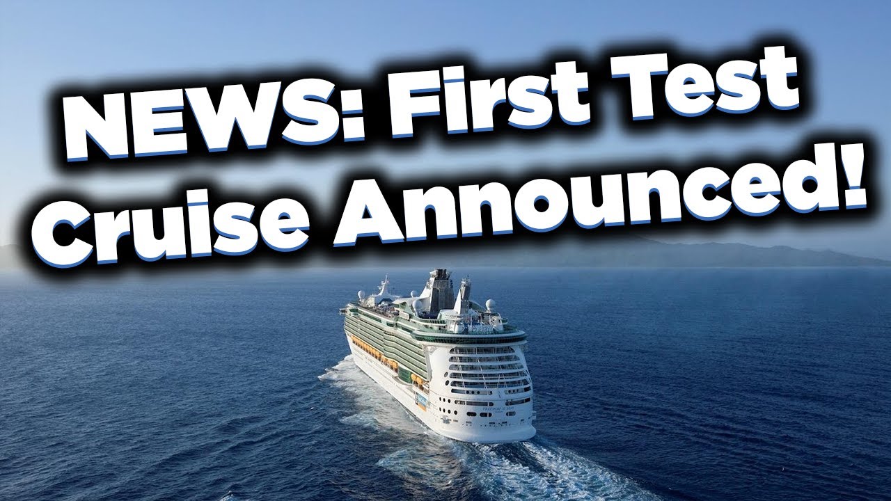 NEWS: First Royal Caribbean test cruise announced! - YouTube