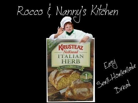 Rocco and Nanny's Kitchen - 1 Hour Artisan Herb Bread at Home