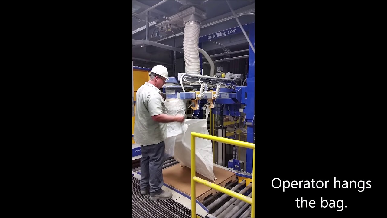 Erie Technical Systems DensiMAX Bulk Bag Filler with Automatic Pallet Dispenser