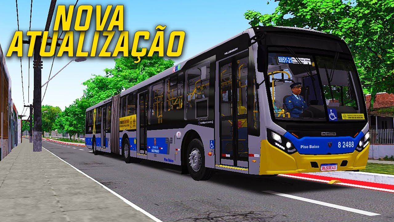 SAIU! Novo Jogo de Ônibus Brasileiro LEVE para Android Fraco - (DOWNLOAD) -  Explozão Gamer